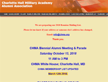 Tablet Screenshot of chma.org